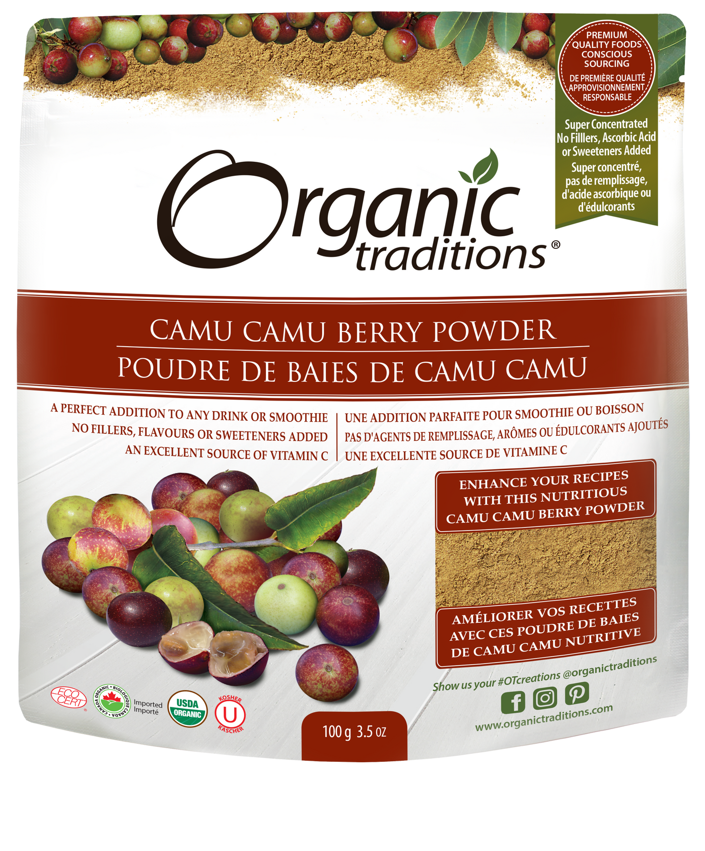 Organic Traditions Camu Camu Powder 100g