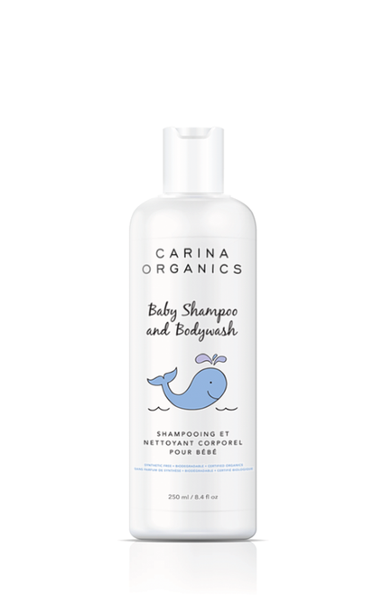 Carina Organics Unscented Baby Shampoo & Bodywash 250ml