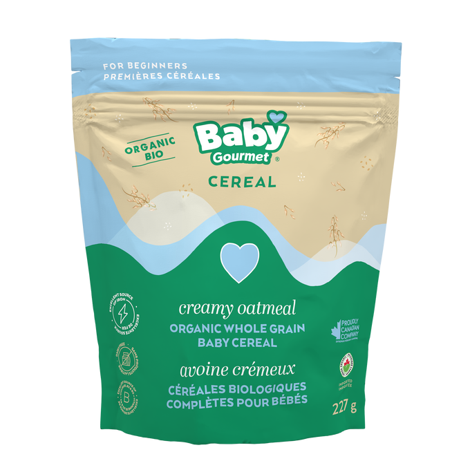 Baby Gourmet Organic Creamy Oatmeal Cereal 227g — Inside U