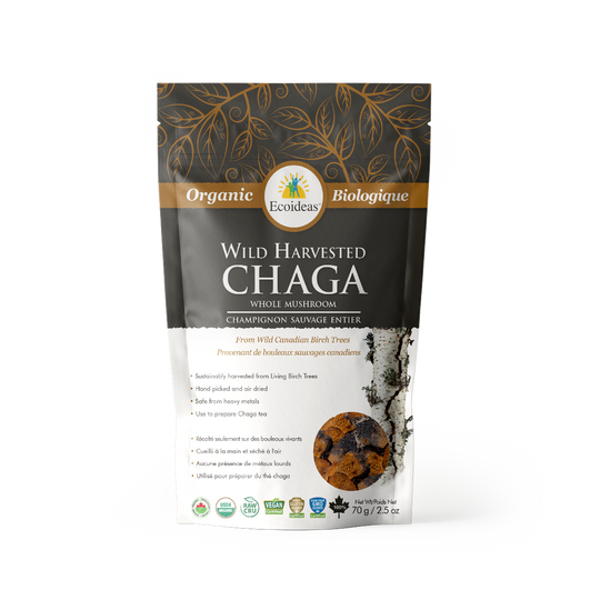 Ecoideas Wild Harvested Chaga Chunks 70g