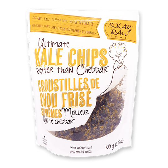 Solar Raw Organic Kale Chips-Better Than Cheddar 100g