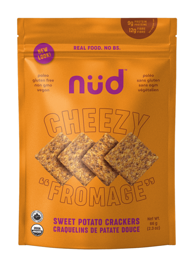 Nud Fud Cheezy Crackers 66g