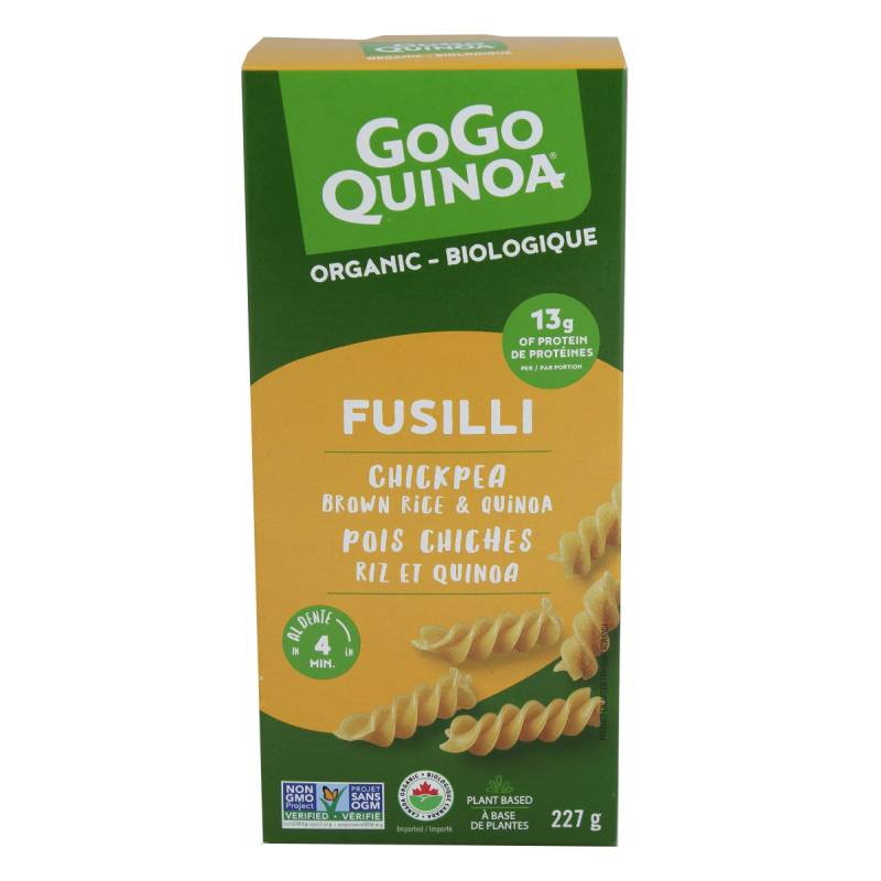 Go Go Quinoa Organic Chickpea Fusilli 227g