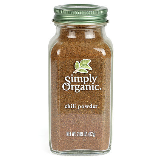 Simply Organic Chili Powder 82g Glass Bottle