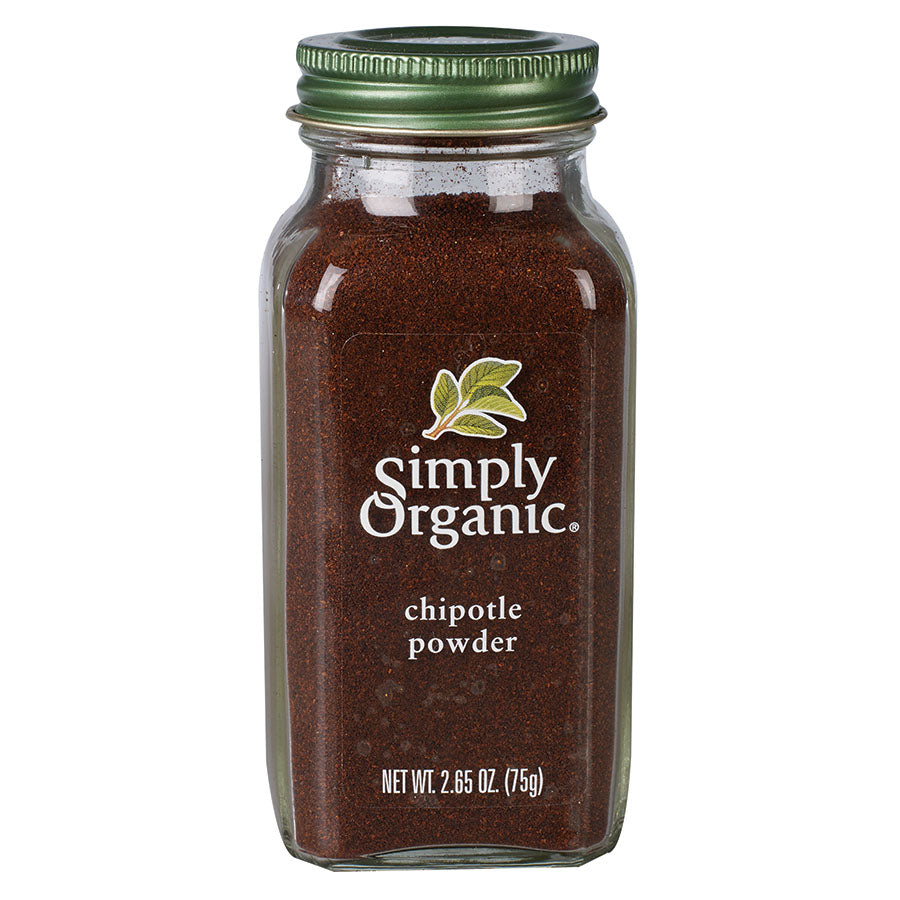 Simply Organic Chipotle Powder 75g Glass Bottle