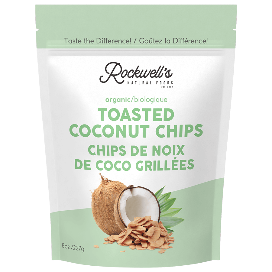 Rockwell's Organic Toasted Coconut Chips 227g