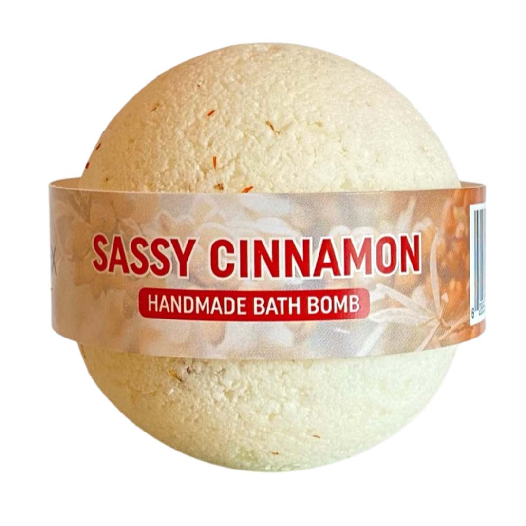Enerex Sassy Cinnamon Bath Bomb with Sea Buckthorn Oil