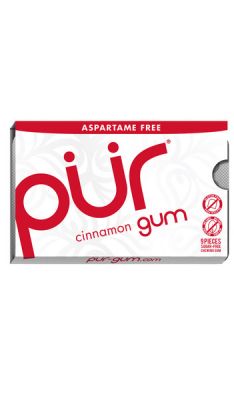 Pur Gum Sugar-Free Cinnamon Gum 9 Pieces (12 per case)