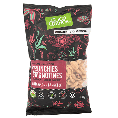 GoGo Quinoa Organic Cinnamon Crunchies 100g