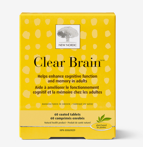 New Nordic Clear Brain 60 Tablets