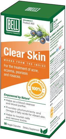 Bell Lifestyle Products #60 Clear Skin 90 Capsules