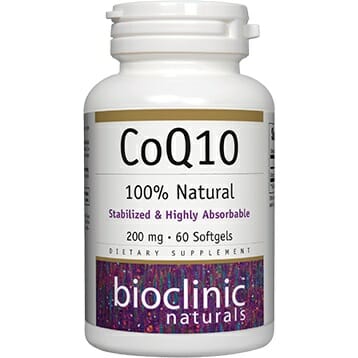 Bioclinic Naturals CoQ10 200mg 60 Softgels