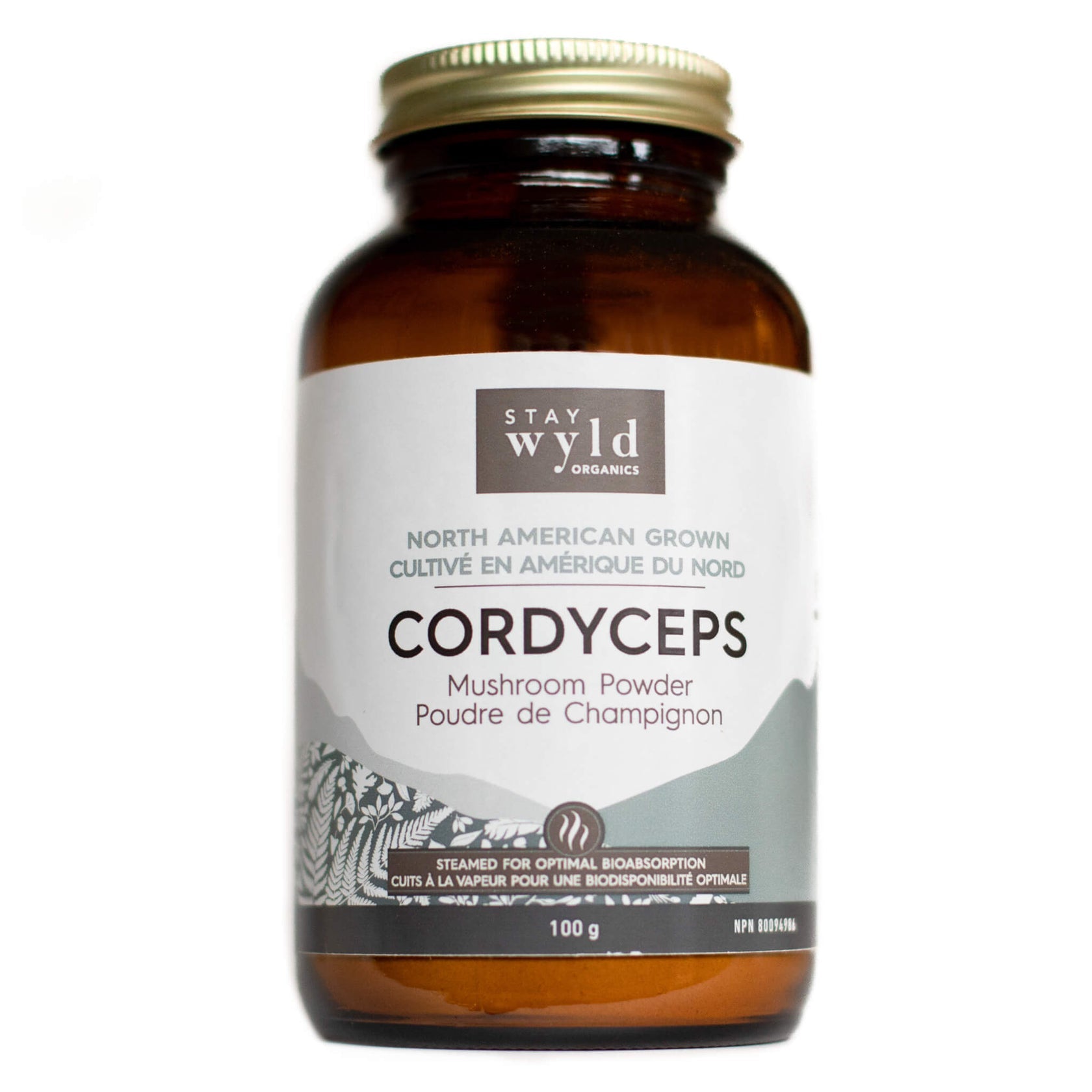 Stay Wyld Organics Cordyceps Mushroom Powder 100g