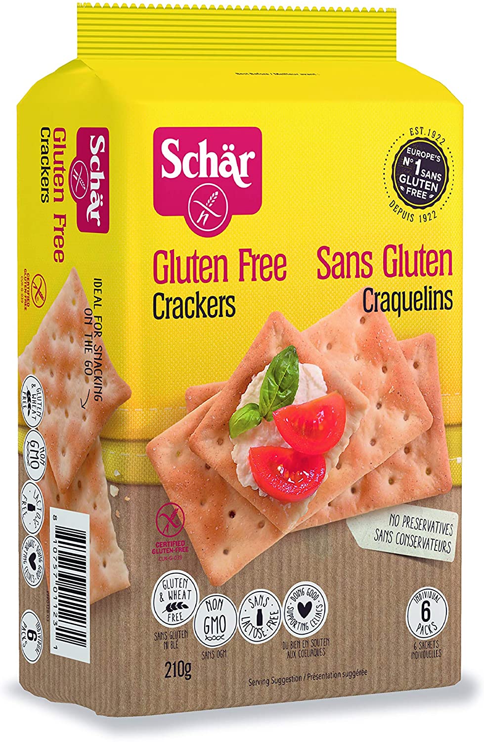 Schar Gluten Free Crackers 210g