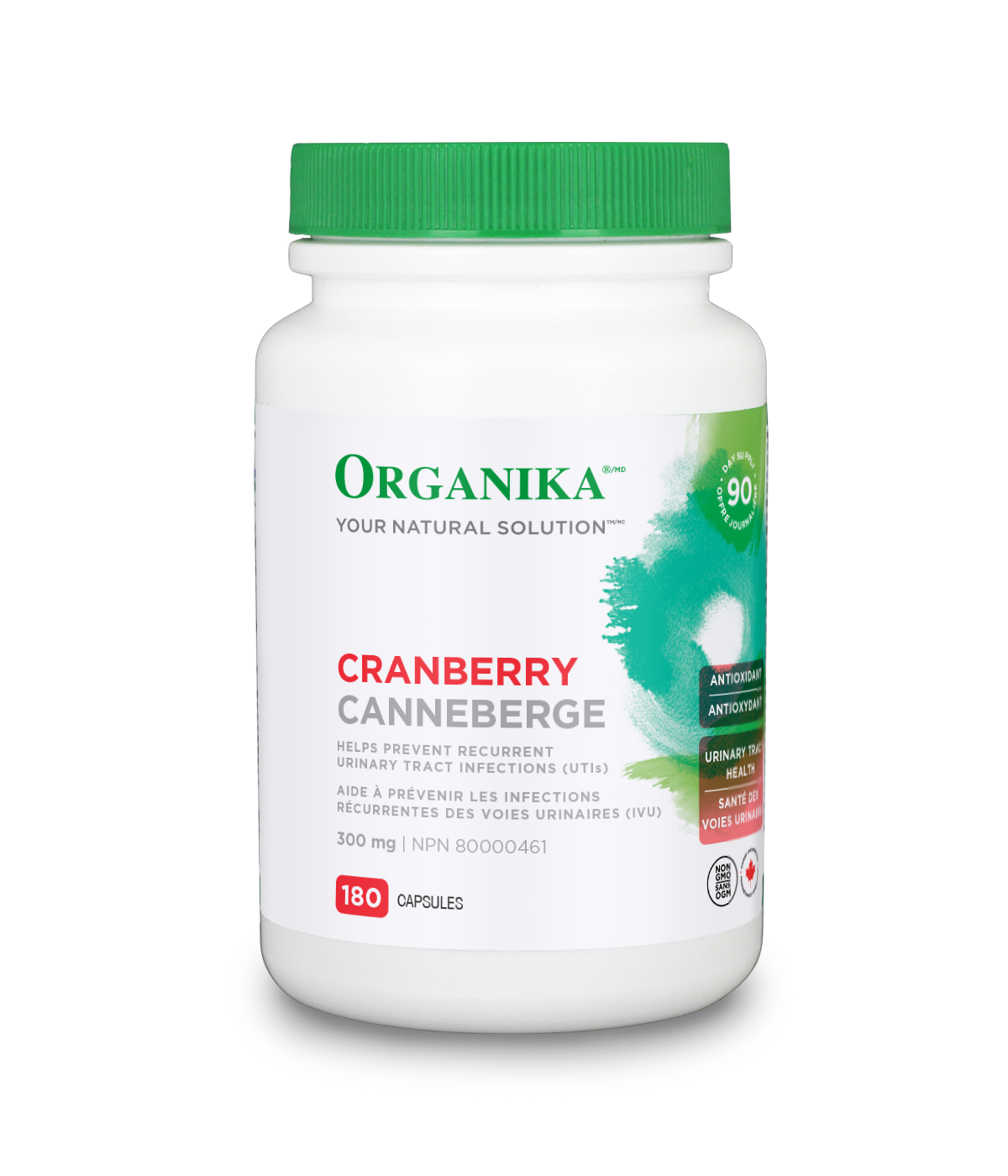 Organika Cranberry Extract 300mg 180 Capsules