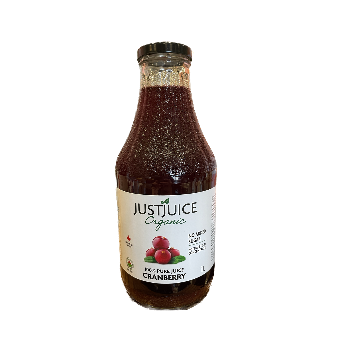 Just Juice Organic Cranberry 1L