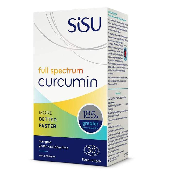 Sisu Full Spectrum Curcumin 30 Liquid Softgels