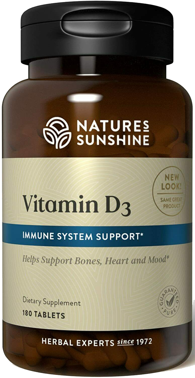 Nature's Sunshine Vitamin D3 180 Tablets