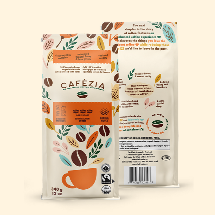 Cafezia Dark Roast Coffee Ground 340g