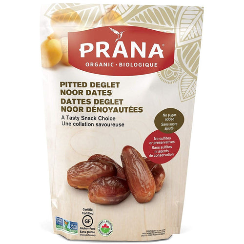 Prana Organic Pitted Deglett Noor Dates 250g