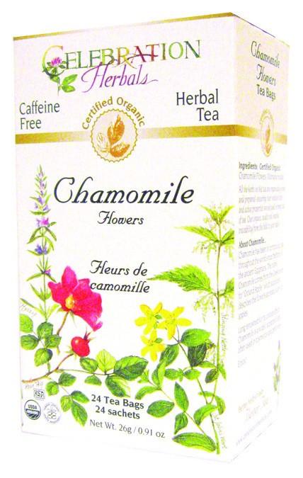 Celebration Herbals Chamomile Flowers Organic 24 Tea Bags