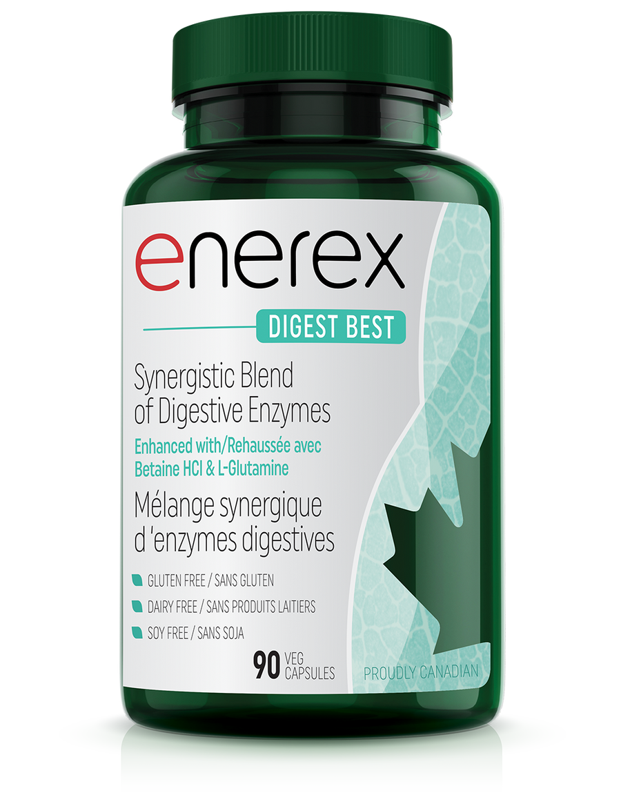 Enerex Digest Best Enzymes 90 Vegetarian Capsules