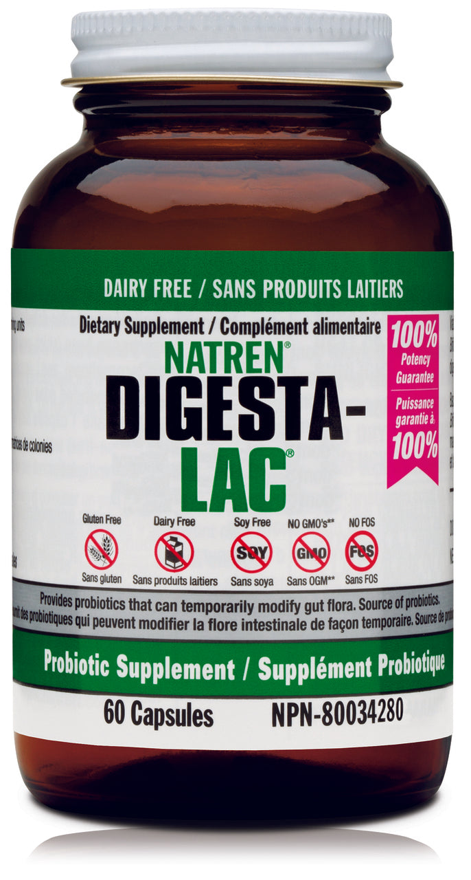 Natren Digesta-Lac Dairy-Free 60 Capsules