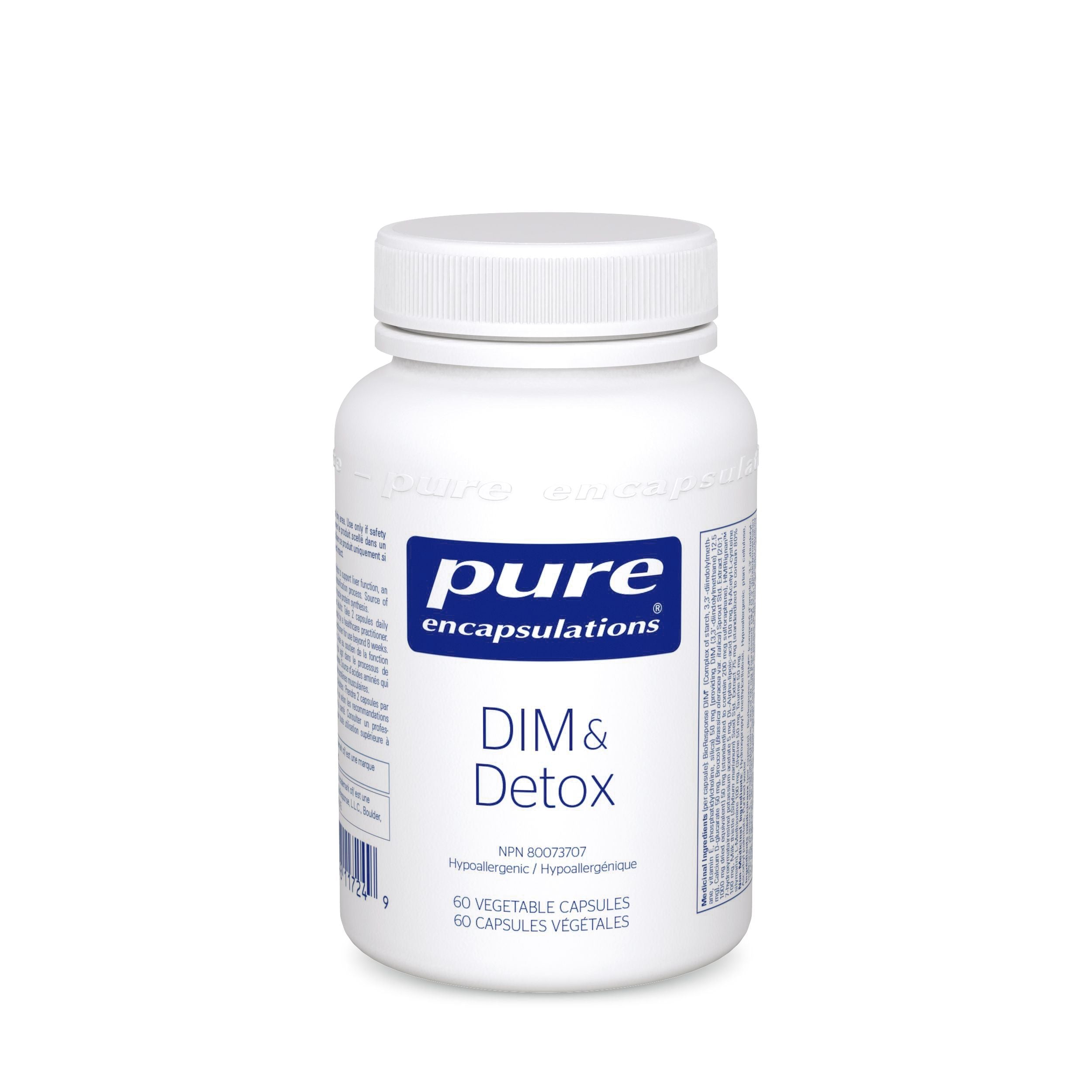 Pure Encapsulations DIM & Detox 60 Capsules