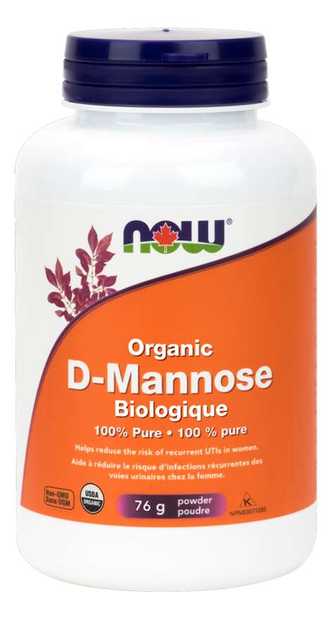 Now Organic D-Mannose 76g Powder