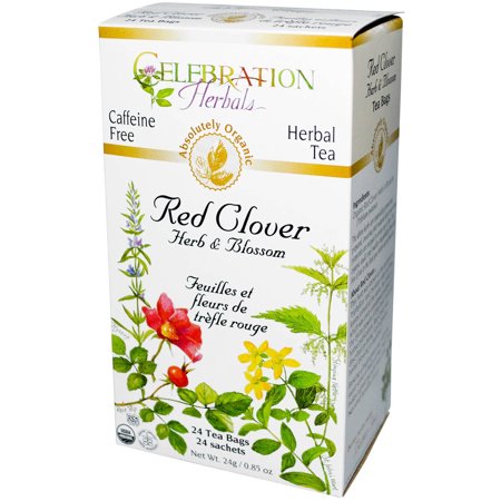 Celebration Herbals Red Clover Herb & Blossom Organic 24 Tea Bags