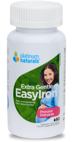 Platinum Naturals Extra Gentle Easy Iron Prenatal 60 Vegetarian Capsules