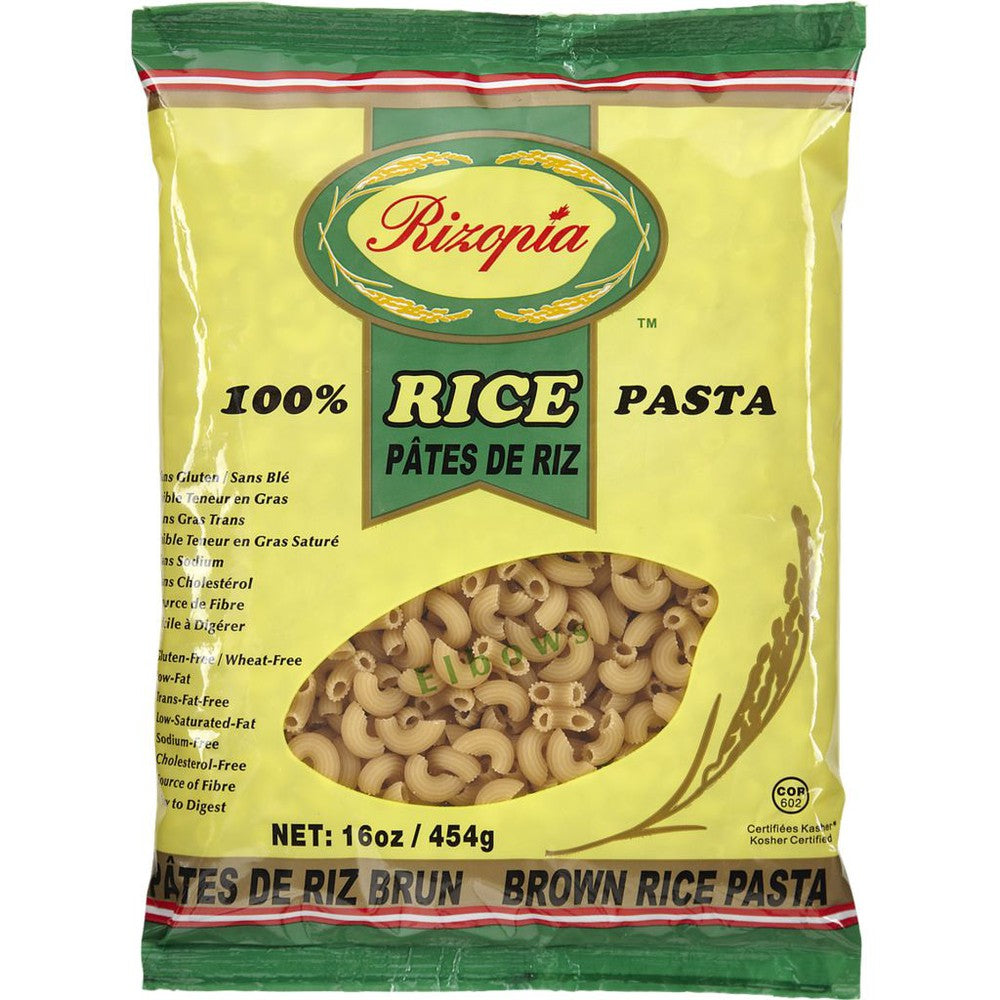 Rizopia Brown Rice Elbows 454g