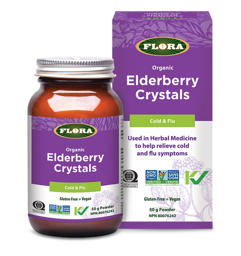 Flora Organic Elderberry Crystals 50g