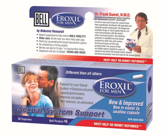 Bell Lifestyle Products #6 Eroxil- Virility For Men 30 Capsules