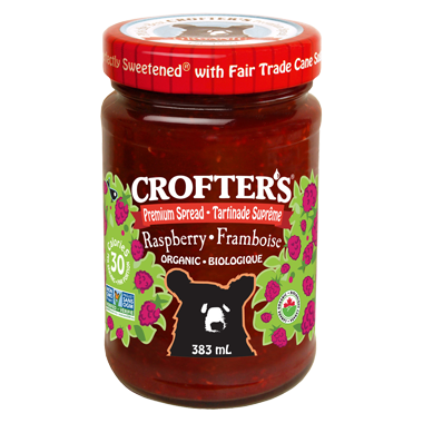 Crofter's Premium Spread Organic Raspberry Jam 383ml