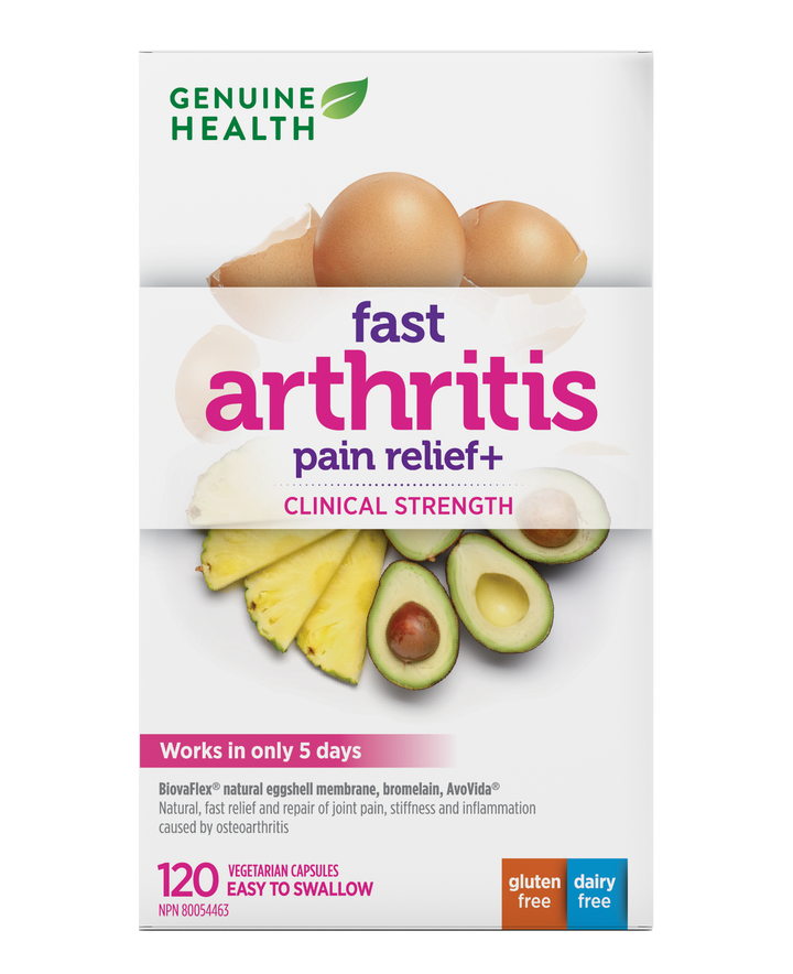 Genuine Health Fast Arthritis Pain Relief+ 120 Capsules (Discontinued)