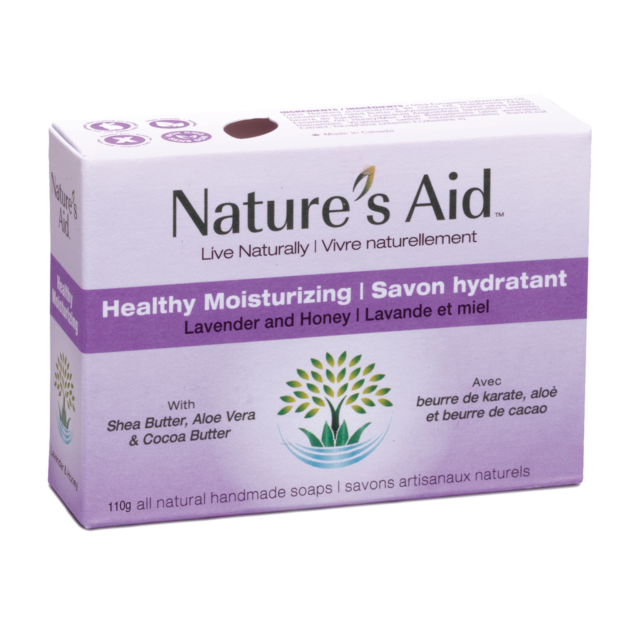 Nature's Aid Lavender & Honey Soap Bar