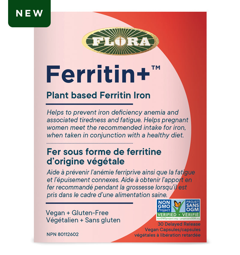 Flora Ferritin+ 30 Delayed Release Vegan Capsules