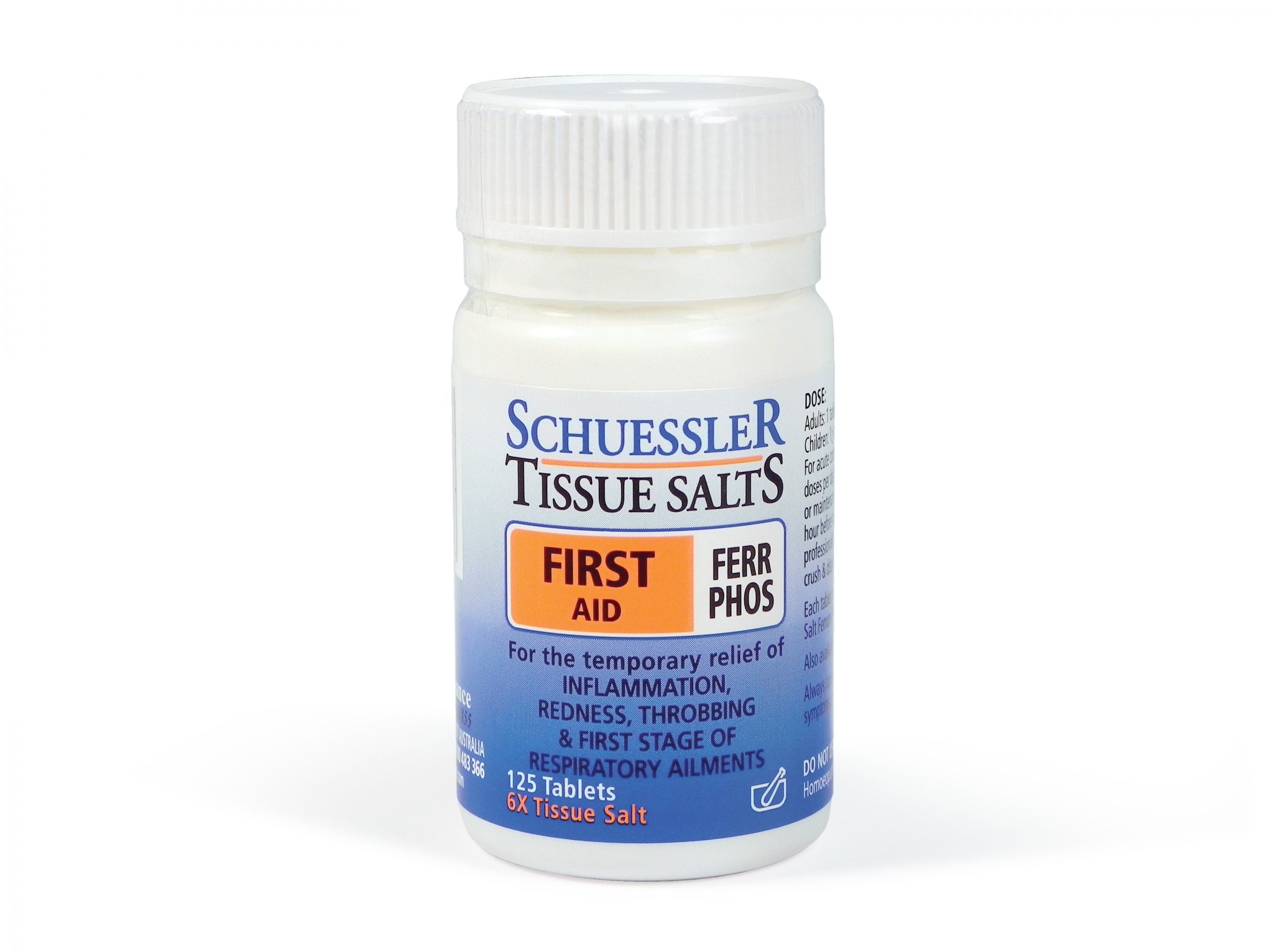 M&P Schuessler Tissue Salts #4 Ferr Phos First Aid 125 Tablets