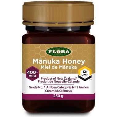Flora Manuka Honey 400+ MGO (Gold) 12+UMF 250g