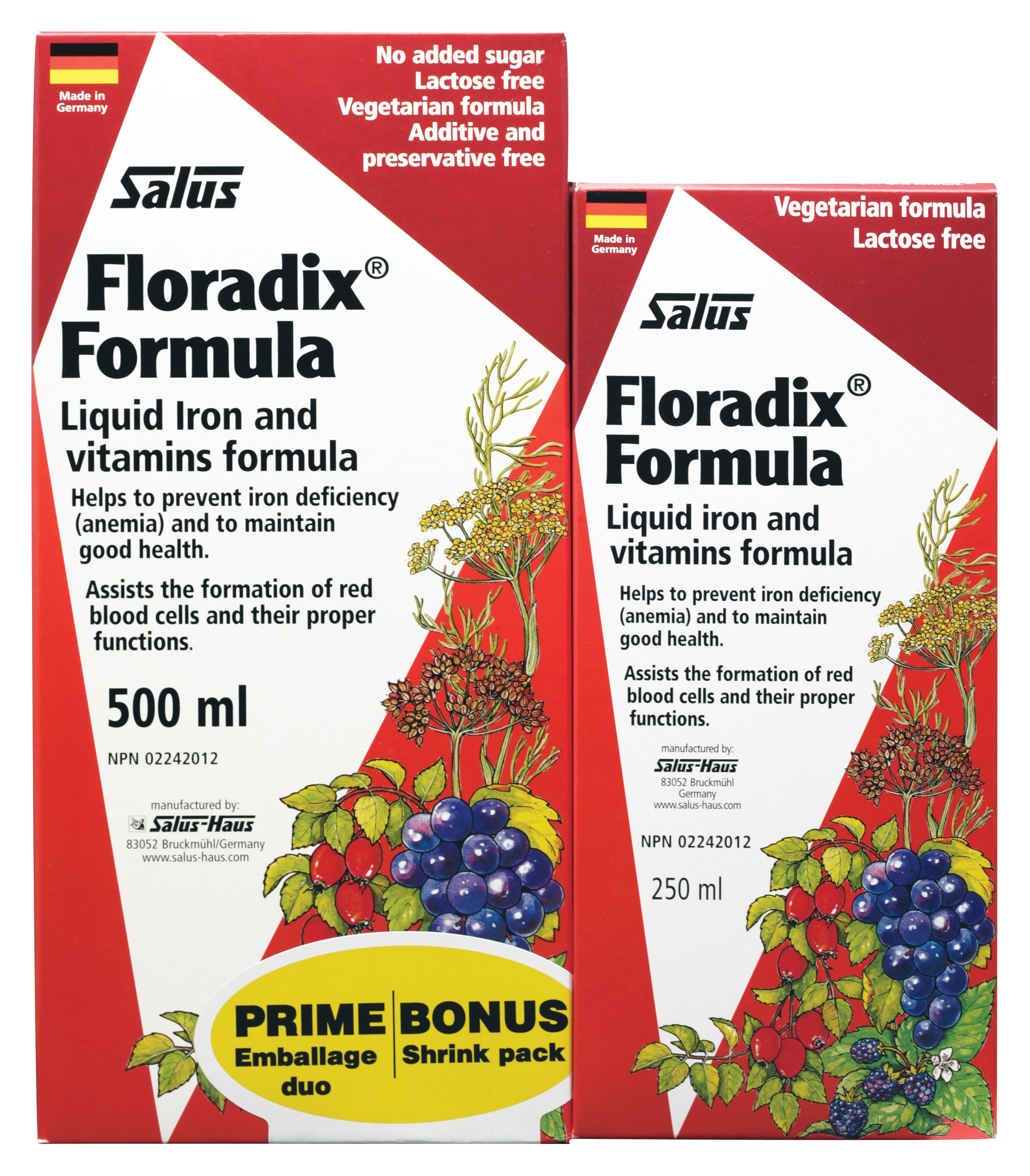 Salus Floradix Bonus Shrink Pack 500ml + 250ml