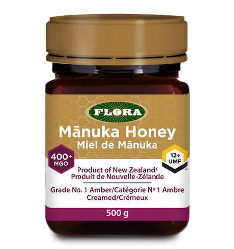 Flora Manuka Honey 400+ MGO (Gold) 12+UMF 500g