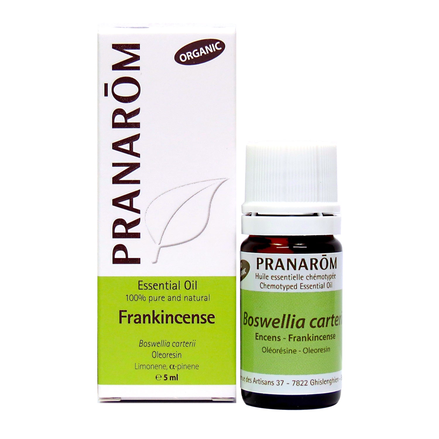 Pranarom 100% Pure Organic Frankincense (Boswellia Carterii) Essential Oil 5ml