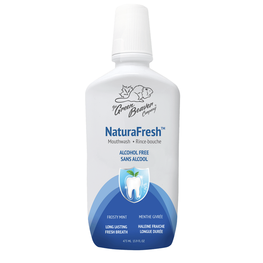 Green Beaver NaturaFresh Frosty Mint Alcohol-Free Mouthwash 473ml