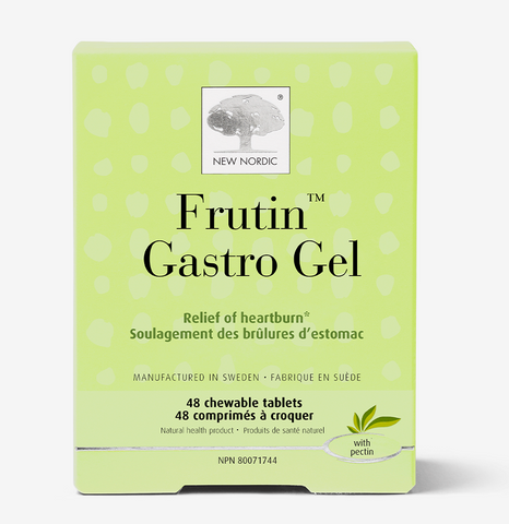 New Nordic Fruitin Gastro Gel 48 Chewable Tablets