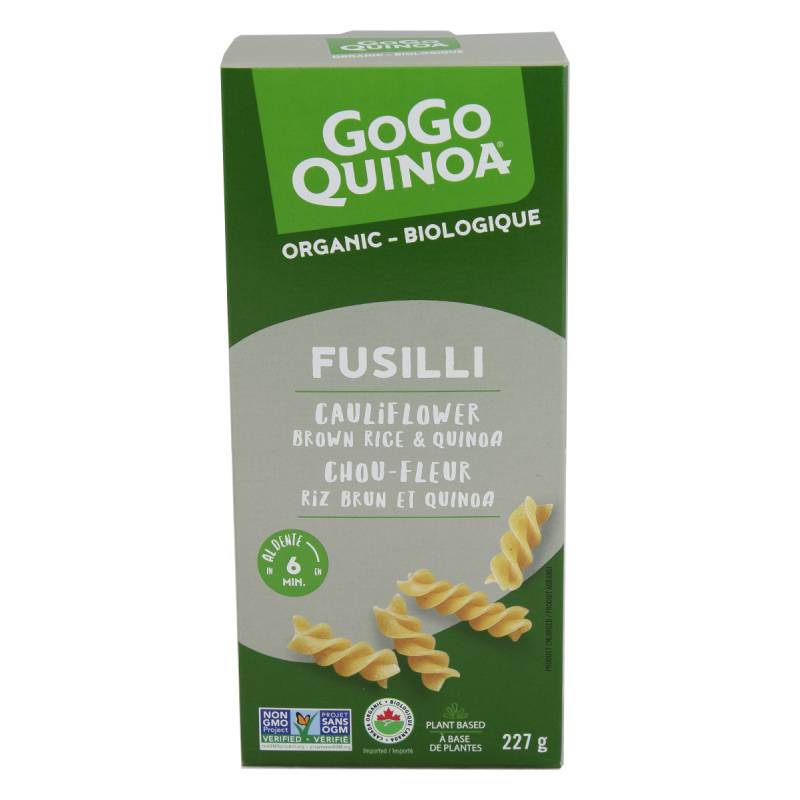 Go Go Quinoa Organic Cauliflower Brown Rice & Quinoa Fusilli 227g