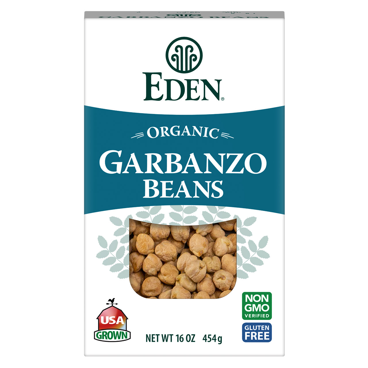 Eden Dried Organic Garbanzo Beans 454g