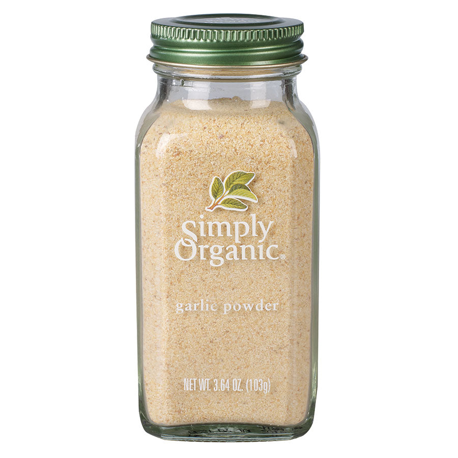 Simply Organic Garlic Powder 103g Glass Bottle