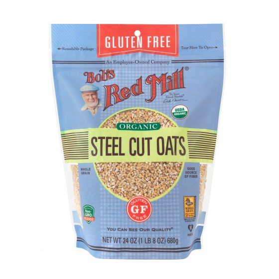 Bob's Red Mill ORGANIC Gluten-Free Steel Cut Oats 680g