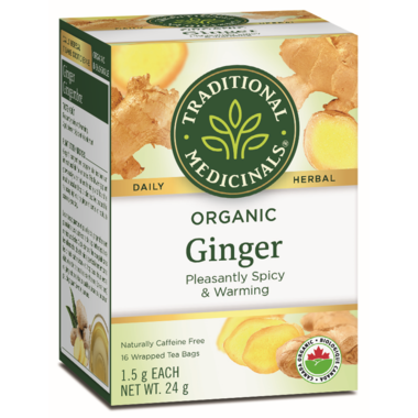 Traditional Medicinals Organic Ginger Tea 16 Teabags